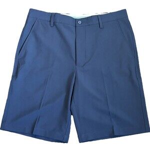 Footjoy Performance Golf Shorts 34 Navy Blue Lightweight 9”